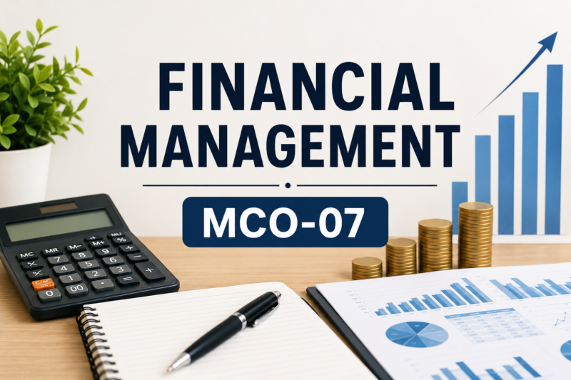 MCO-07: वित्तीय प्रबंधन (Financial Management)